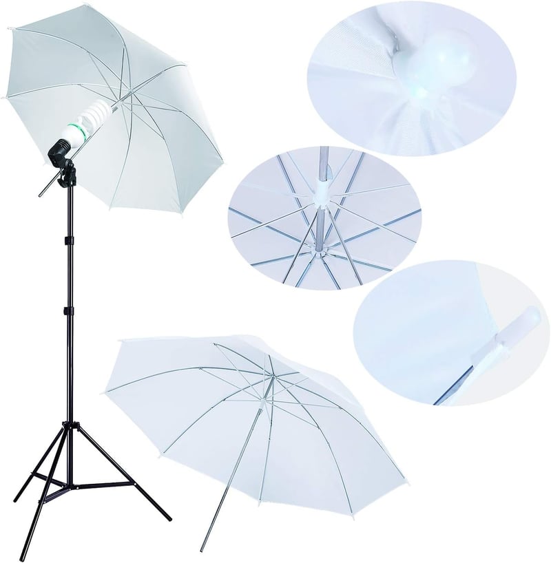 HAKUTATZ Professzionális Fotóstúdió Szett Stúdióvilágítás Háttérrendszer Állvánnyal Softbox Fényképezés Hordtáskával