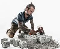 Ciocan cu impact redus Halder Simplex 3027.030 cu capete din cauciuc/superplastic, carcasă din fontă maleabilă și coadă din lemn, diametru 30 mm 10