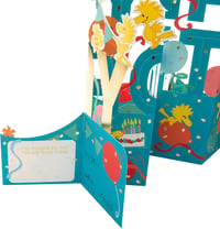 Hallmark Jumbo 3D Pop Up Snoopy és Woodstock Születésnapi Üdvözlőkártya 5