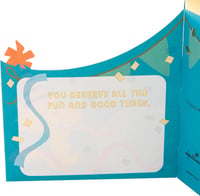 Hallmark Jumbo 3D Pop Up Snoopy és Woodstock Születésnapi Üdvözlőkártya 6