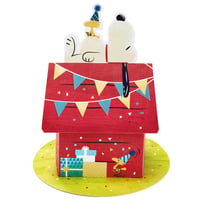 Narodeninové 3D pohľadnice Hallmark Paper Wonder Peanuts – motív Snoopyho búda 2