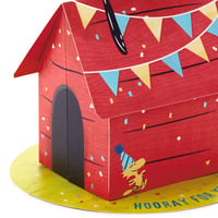 Narodeninové 3D pohľadnice Hallmark Paper Wonder Peanuts – motív Snoopyho búda 6