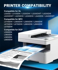 Cartuș toner negru compatibil HALLOLUX TN3480 pentru Brother TN-3480 TN-3430, pentru imprimantă HL-L5100DN 2