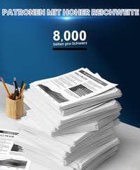 Cartuș toner negru compatibil HALLOLUX TN3480 pentru Brother TN-3480 TN-3430, pentru imprimantă HL-L5100DN 3