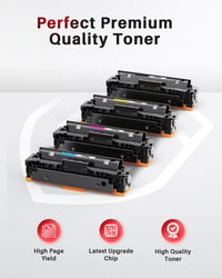 Halloya 410A/410X Toner 4db HP LaserJet Pro M477fdw M452nw Nyomtatóhoz 4