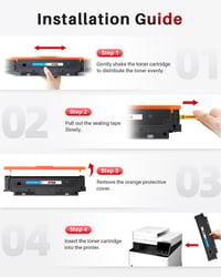 Halloya 410A/410X Toner 4db HP LaserJet Pro M477fdw M452nw Nyomtatóhoz 6