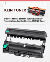 Halloya DR2400 DR-2400 Kompatibilný valec pre tlačiarne Brother HL-L2310D DCP-L2530DW TN-2420 TN2420 - 1 ks čierny 8