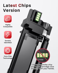 Toner compatibil Halloya TN-247 TN-243 CMYK pentru imprimante Brother MFC-L3750CDW DCP-L3550CDW 5