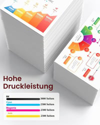 Toner compatibil Halloya TN-247 TN-243 CMYK pentru imprimante Brother MFC-L3750CDW DCP-L3550CDW 3