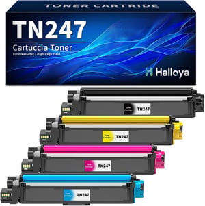 Kompatibilný toner Halloya TN-247 TN-243 CMYK pre tlačiarne Brother MFC-L3750CDW a DCP-L3550CDW