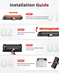 Toner compatibil Halloya TN-247 TN-243 CMYK pentru imprimante Brother MFC-L3750CDW DCP-L3550CDW 7
