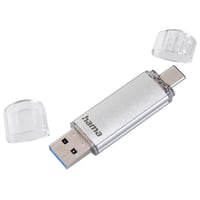 Hama 128 GB USB 3.2 Gen 1 Type-C USB memorija, 2-u-1 OTG stick za Android, tablet, MacBook, 40 MB/s, srebrna 3
