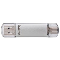 Hama 128 GB USB 3.2 Gen 1 Type-C USB memorija, 2-u-1 OTG stick za Android, tablet, MacBook, 40 MB/s, srebrna 2