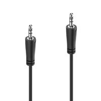 Stereo audio kábel Hama 3,5 mm jack, samec-samec, 1,5 m – čierny 2