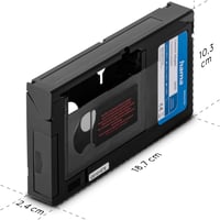 Hama 44704 VHS-C VHS kazettaadapter 6 mm motoros átalakító VHS-C és VHS videokazettákhoz 5