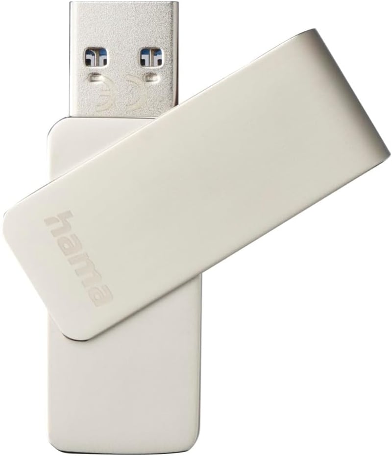 Hama 512GB USB 3.2 Flash Drive Ezüst Forgó Mechanizmussal 100MB/s