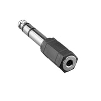Hama audio adaptér 3,5 mm jack zásuvka na 6,3 mm jack zástrčku – Hi-Fi stereo adaptér na slúchadlá pre audio systémy, čierny 2