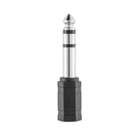 Hama audio adaptér 3,5 mm jack zásuvka na 6,3 mm jack zástrčku – Hi-Fi stereo adaptér na slúchadlá pre audio systémy, čierny 1