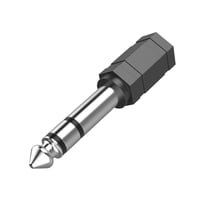 Hama audio adaptér 3,5 mm jack zásuvka na 6,3 mm jack zástrčku – Hi-Fi stereo adaptér na slúchadlá pre audio systémy, čierny 6
