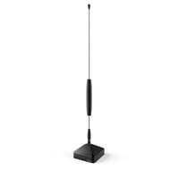 Hama Basic passzív beltéri antenna - DVBT, DVBT2, DAB+, DAB, FM vétel, TV és rádió, 360° vétel, 180° forgatható, fekete 1