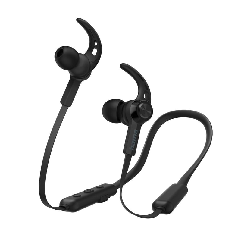 Hama Bluetooth sportske slušalice, in-ear slušalice s trakom za vrat za trčanje, mikrofon, multipoint, glasovno upravljanje, magnet, otporne na znoj, ušna kukica