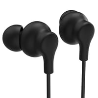 Káblové slúchadlá do uší Hama Curly s mikrofónom, ochranou proti zlomeniu kábla a USB-C konektorom, čierne 2