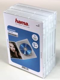 Priehľadné DVD obaly Hama, balenie 5 ks 3