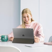 Husă tabletă Hama Fold Clear pentru iPad Air 11" (2024/2025/2026) și 10.9" (2020/2022) cu suport pentru creion, transparentă 10
