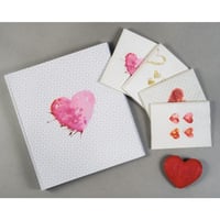 Fotoalbum Hama so srdiečkovým motívom, 29x32 cm, svadobný album s 50 bielymi stranami, na 250 fotografií (10x15 cm), samolepiaci scrapbook, biely/zlatý 5