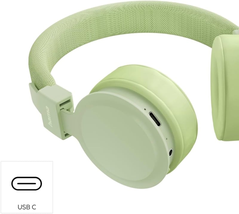 Hama Freedom Lit III Bluetooth fejhallgató zöld, összecsukható, 15 órás játékidő - Green