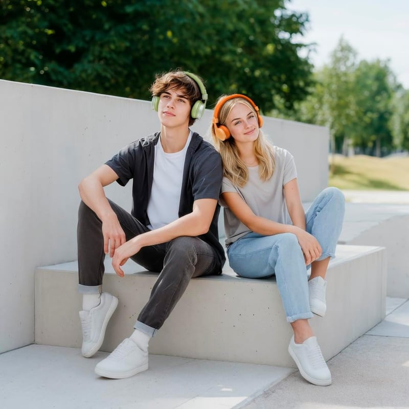 Hama Freedom Lit III Bluetooth fejhallgató zöld, összecsukható, 15 órás játékidő - Green