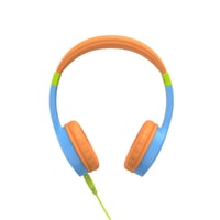 Căști Hama pentru copii, cu fir, limitare volum 85dB, on-ear, reglabile, de la 4 ani, jack 3,5mm, albastru/colorat 10