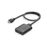 Splitter HDMI Hama 4K, 1 intrare 2 ieșiri, 4K@30Hz, cablu 60 cm, distribuitor pentru conectarea a 2 monitoare 1