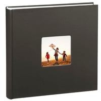 Hama Jumbo fotoalbum 30x30 cm, 100 bijelih stranica, za 400 fotografija, samoljepljivi, crni 2