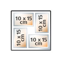 Hama Jumbo fotoalbum 30x30 cm, 100 bijelih stranica, za 400 fotografija, samoljepljivi, crni 7