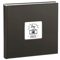 Hama Jumbo fotoalbum 30x30 cm, 100 bijelih stranica, za 400 fotografija, samoljepljivi, crni 1