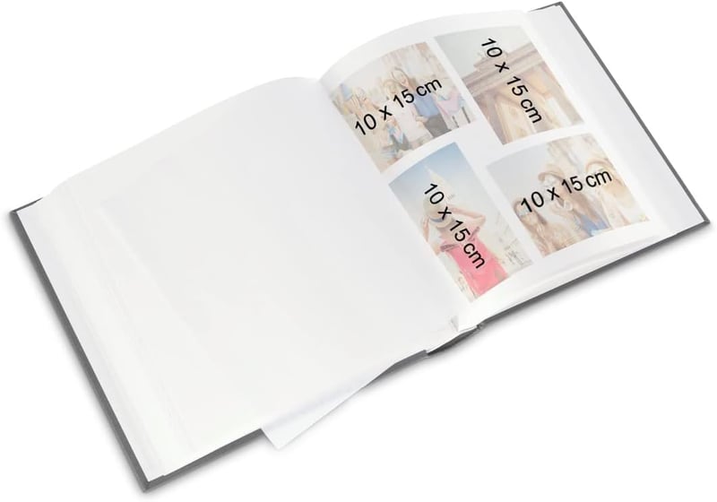 Hama Jumbo Fotóalbum 320 Fotóhoz Öntapadós 30x30cm Pasztell Bézs - Sand, Single