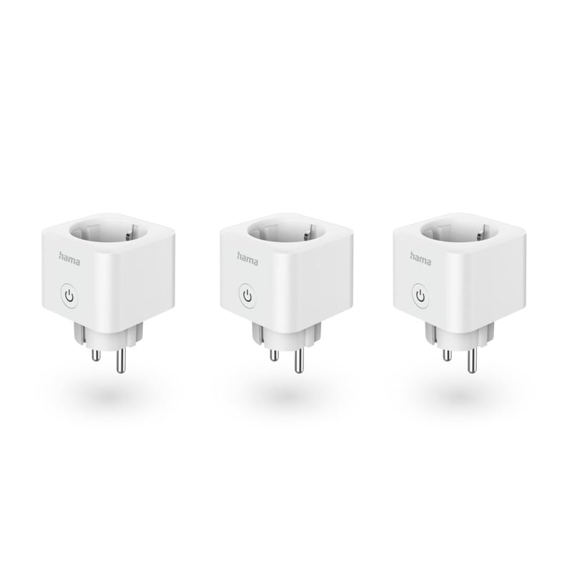 Hama Matter WLAN pametna utičnica s tajmerom, 3680 W – paket od 3 komada