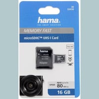 Pamäťová karta Hama microSDHC 16 GB Class 10 UHS-I 80 MB/s s SD adaptérom, čierna 4