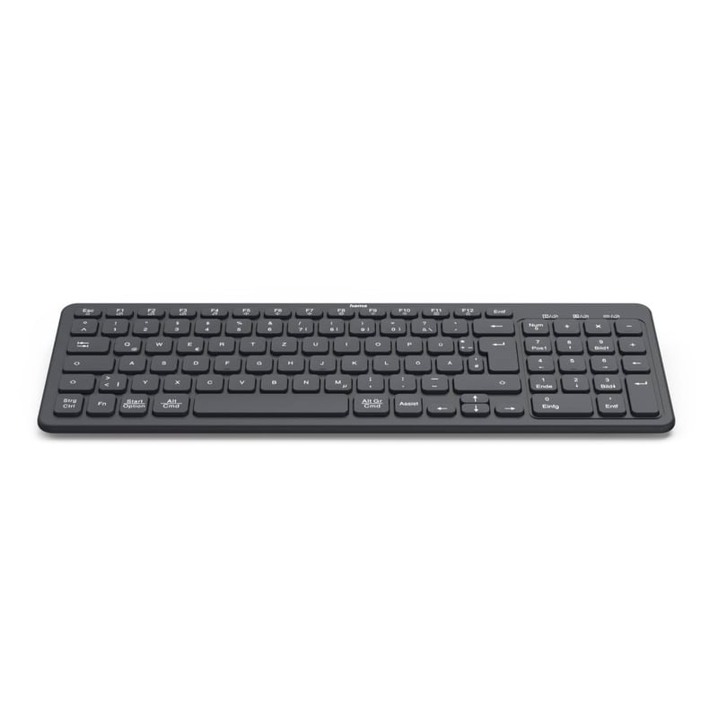 Bezdrôtová klávesnica Hama Multi Device Bluetooth/Wireless – čierna, QWERTZ