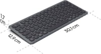 Hama multieszköz vezeték nélküli billentyűzet, csendes ollós billentyűk, QWERTZ - fekete 6