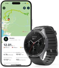 Hama okosóra AMOLED 1,43", GPS, IP68+3ATM, WhatsApp, 110 sportmód - fekete 7