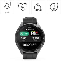 Hama okosóra AMOLED 1,43", GPS, IP68+3ATM, WhatsApp, 110 sportmód - fekete 2