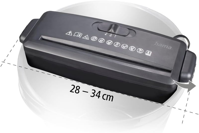 Hama papírmegsemmisítő adapter 8mm csíkvágás 6 lap fekete