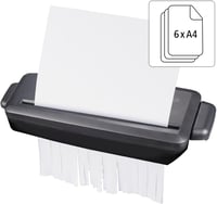 Hama papírmegsemmisítő adapter 8mm csíkvágás 6 lap fekete 4