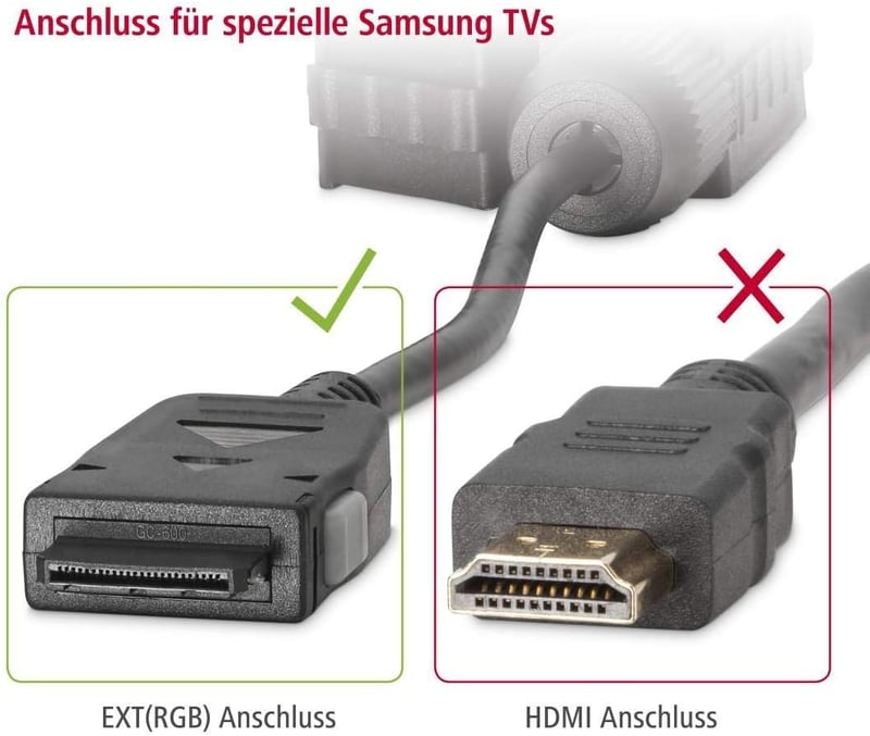 Hama SCART adapter Samsung TV-hez RGB csatlakozó fekete - Standard packaging