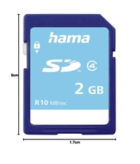 Pamäťová karta Hama SD - 2 GB 2