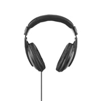 Káblové TV slúchadlá Hama ShellTV II, 6m kábel, cez uši (over-ear), pozlátený konektor, čierne 2