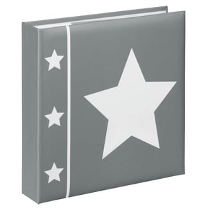 Album foto Hama Skies pentru 200 de fotografii 10x15 cm, gri, album de amintiri cu model stelar