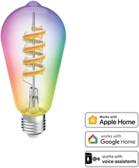 Hama Smart LED izzó E27 RGB filament ST64 Matter kompatibilis - 1 x Lampe, E27 - Retro, Filament 5